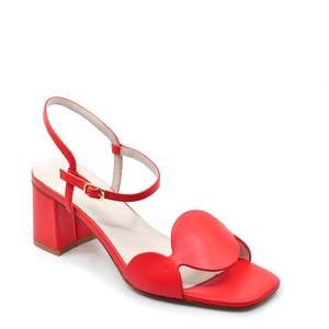NEW KOKO + PALENKI women's sphere sandal in red